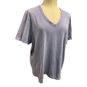 Size XL Universal Thread Purple Womens V-Neck Tshirt Short Sleeve